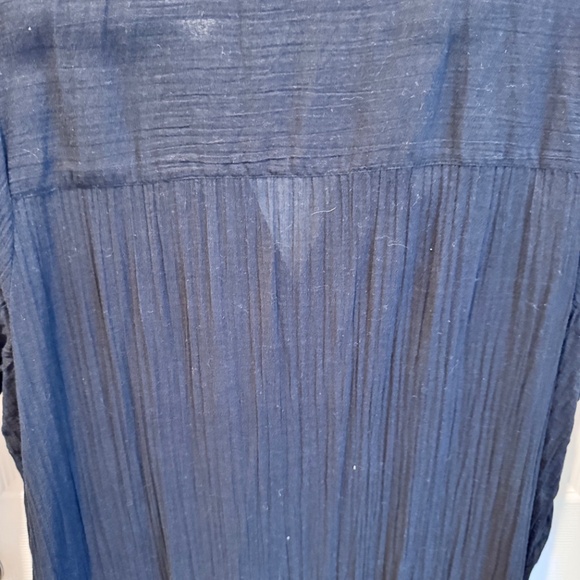 Woman's Maxi Dress, Navy Blue, Size 16, Garnet Hill - Picture 8 of 10